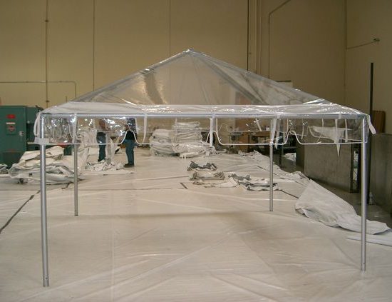 10x10 Clear Tent