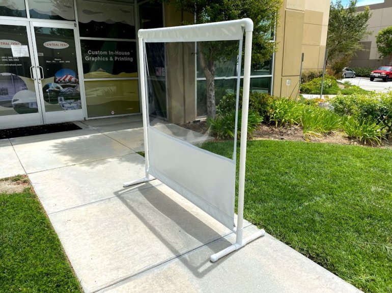 Portable Partition Divider with Plastics Frame